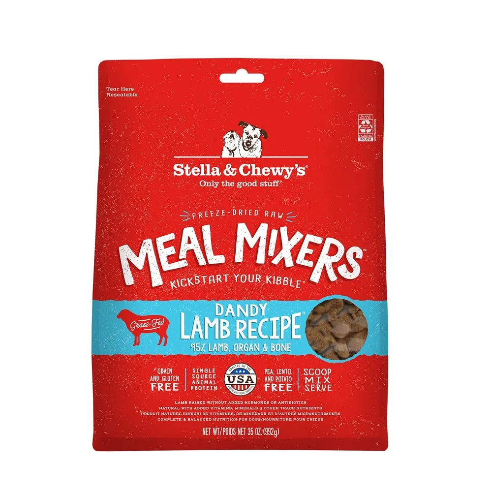 Grain Free Freeze Dried Grass Fed Lamb Dog Meal Mixers