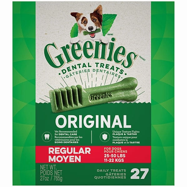 Greenies Original Regular Dog Dental Treats