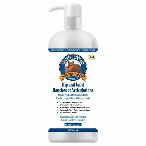 Grizzly Joint Aid Hip & Joint Support Liquid For Dogs & Cats