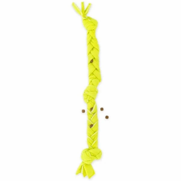 GURU Squeaking Tennis Snuffle Rope Dog Toy