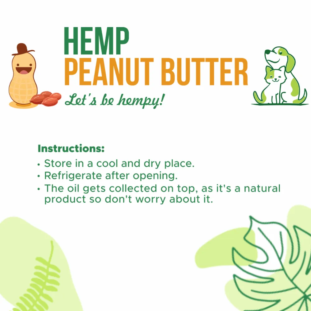 Healing Leaf Hemp Pumpkin Treats and Peanut Butter for Dogs Combo
