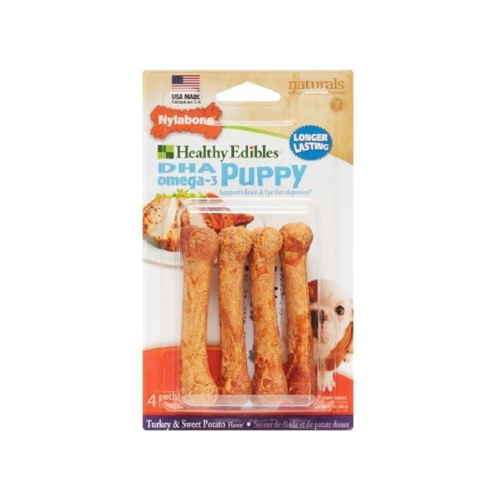 Healthy Edibles Puppy Turkey & Sweet Potato Dog Dental Chews