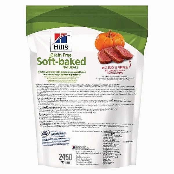 Hill's Grain Free Soft-Baked Naturals with Duck & Pumpkin Dog Treats