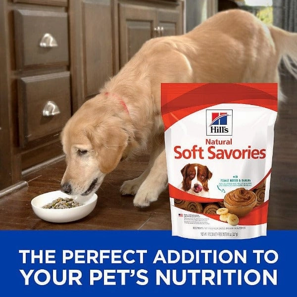 Hill's Natural Soft Savories Peanut Butter & Banana Dog Treats