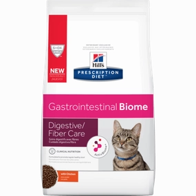 Hill's Prescription Diet Gastrointestinal Biome Digestive/Fiber Care with Chicken Dry Cat Food