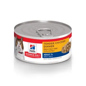 Hill's Science Diet Senior 7  Tender Chicken Canned Cat Food