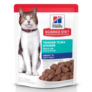 Hill's Science Diet Senior 7  Tender Tuna Dinner Wet Cat Food