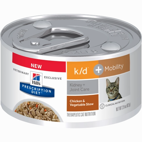 Hills Prescription Diet K/D   J/D Mobility Chicken & Vegetable Stew Wet Cat Food