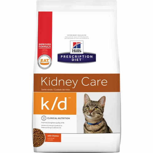 Hills Prescription Diet K/D Chicken Dry Cat Food