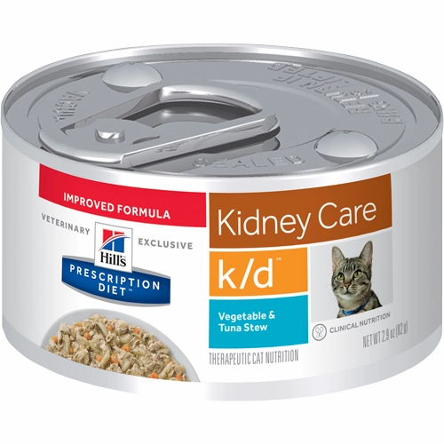 Hills Prescription Diet K/D Vegetable & Tuna Stew Wet Cat Food