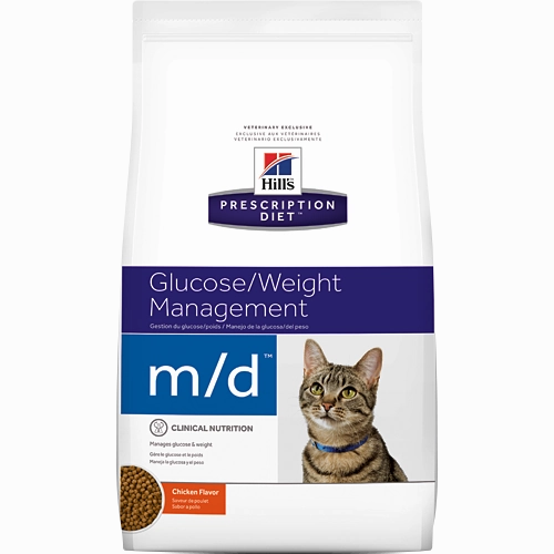 Hills Prescription Diet M/D Chicken Dry Cat Food