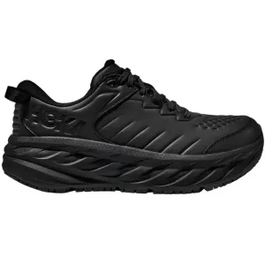 Hoka Men's Bondi Slip Resistant Black / Black Wide