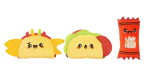 Hugsmart Fiesta Chewsday - Taco Pupper Plush Dog Toys