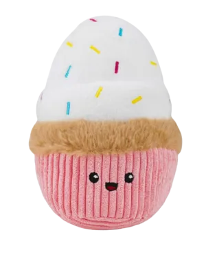 Hugsmart Pooch Sweets - Cupcake Plush Dog Toy