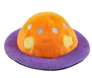 Hugsmart Space Paws - Flip The UFO Plush Dog Toy