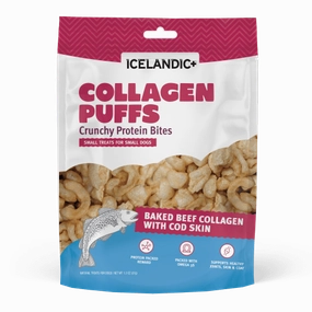 Icelandic  Beef Collagen Puffs with Cod Skin Treats for Small Dogs (SPECIAL ORDER ITEM)