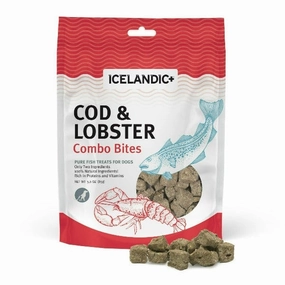 Icelandic  Cod & Lobster Combo Bites Fish Dog Treats (SPECIAL ORDER ITEM)