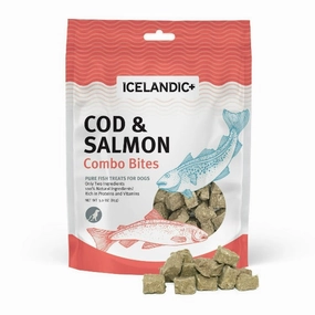 Icelandic  Cod & Salmon Combo Bites Fish Dog Treats (SPECIAL ORDER ITEM)