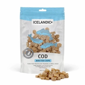 Icelandic  Cod Chips Mini Fish Chips Dog Treat (SPECIAL ORDER ITEM)
