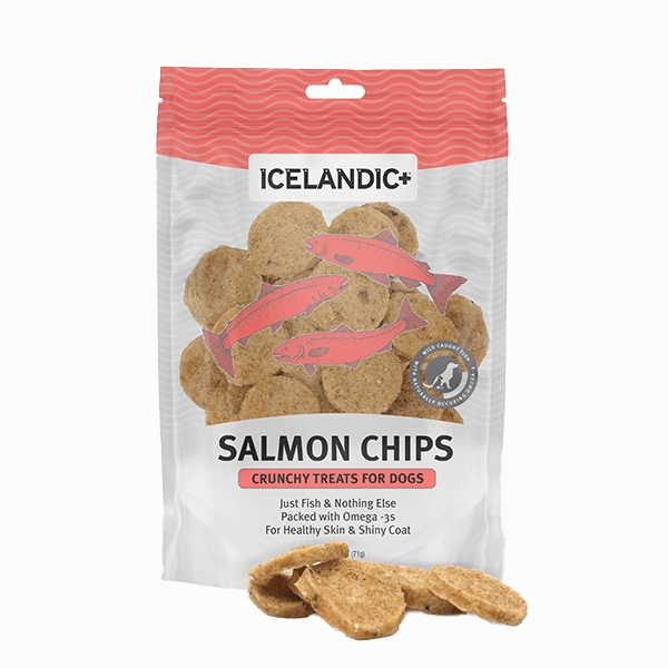 Icelandic  Salmon Fish Chips Dog Treats (SPECIAL ORDER ITEM)