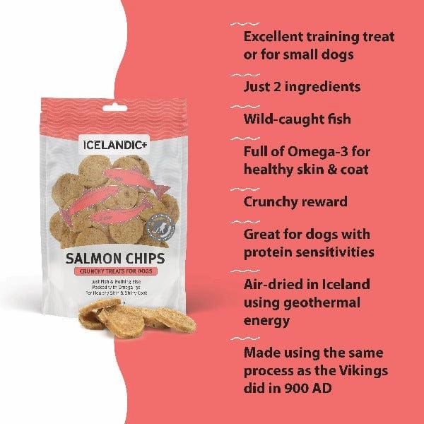 Icelandic  Salmon Fish Chips Dog Treats (SPECIAL ORDER ITEM)