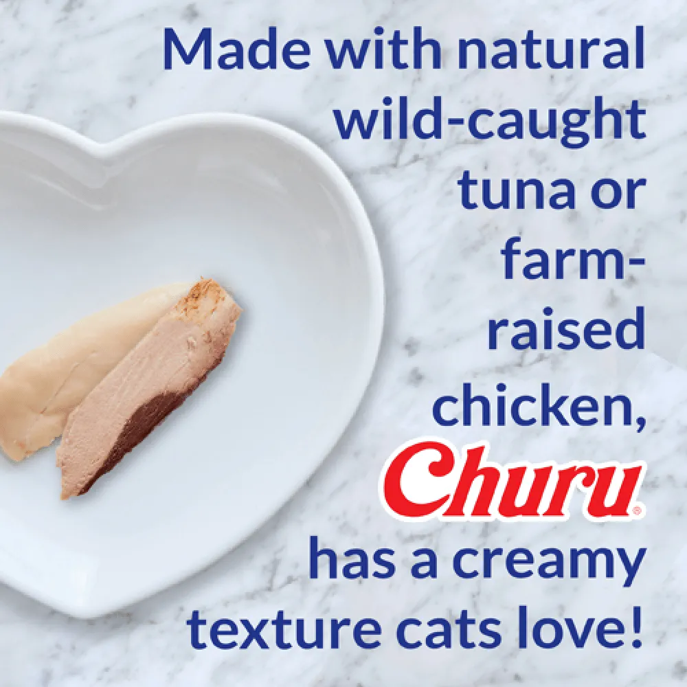 INABA Churu Tuna with Cheese Cat Treats