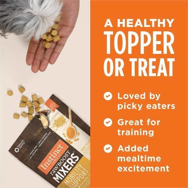 Instinct Raw Boost Mixers Mobility Support Dog Food Topper, 5.5oz