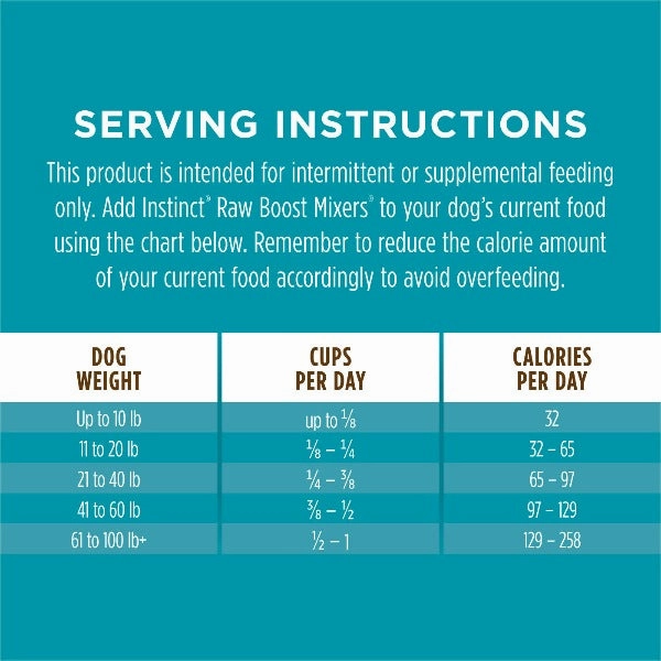 Instinct Raw Boost Mixers Multivitamin Dog Food Topper, 5.5oz