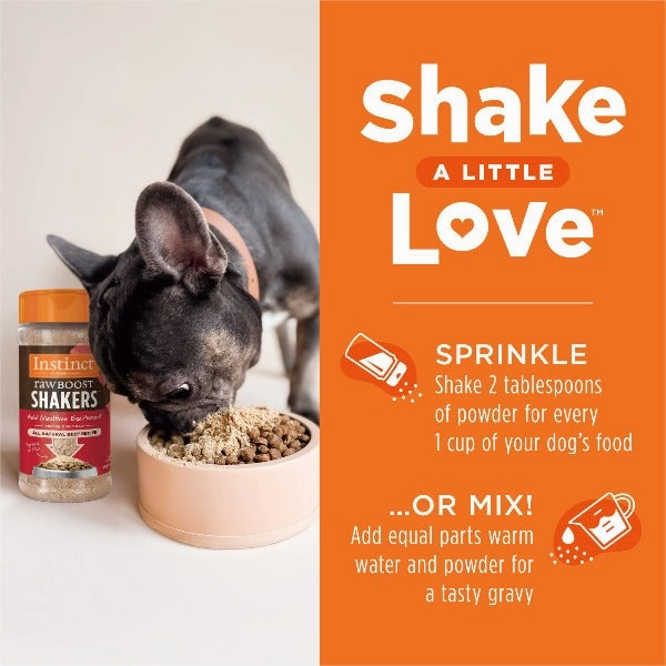 Instinct Raw Boost Shakers Beef Recipe Dog Food Topper