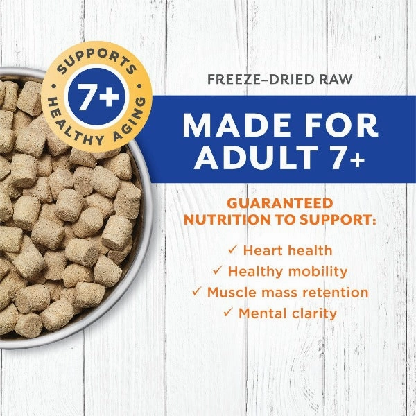 Instinct Raw Longevity Chicken Recipe 100% Freeze Dried Adult 7  Dog Food, 16oz