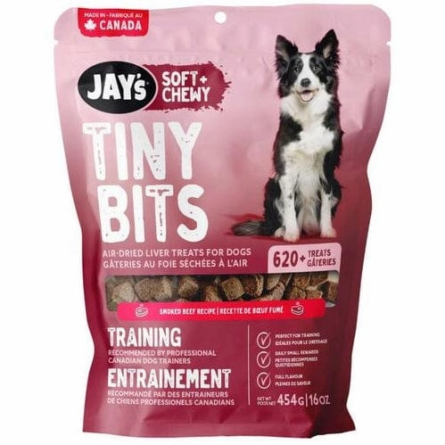 Jay's Soft   Chewy Tiny Bits Training Smoked Beef Dog Treats