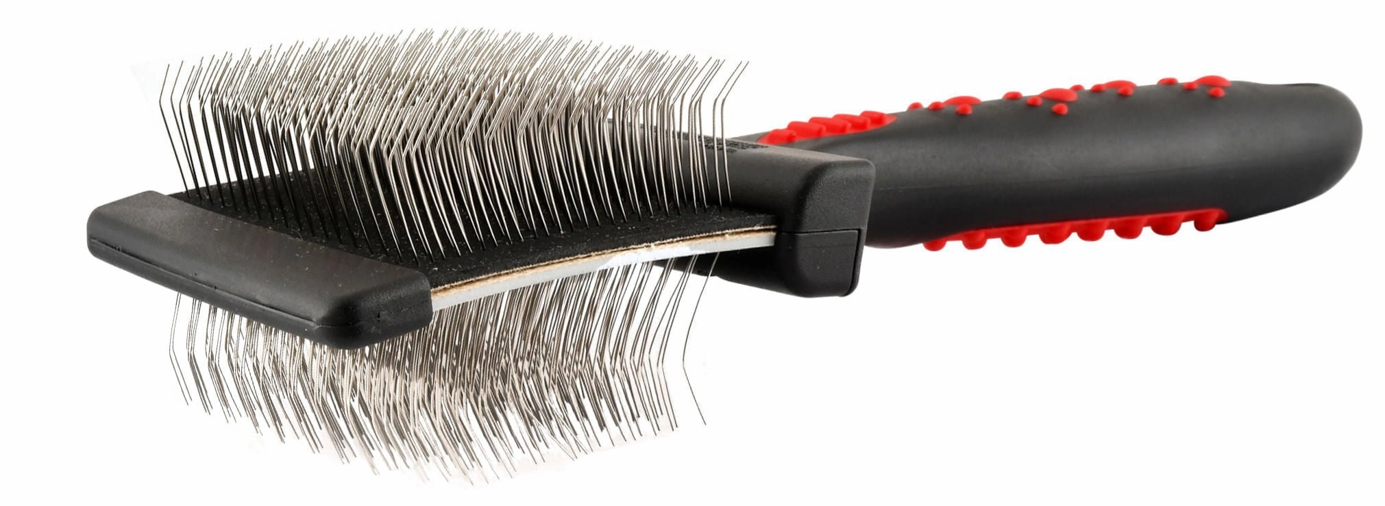 Jeffers Double-Sided Flexible Head Pet Grooming Slicker Brush