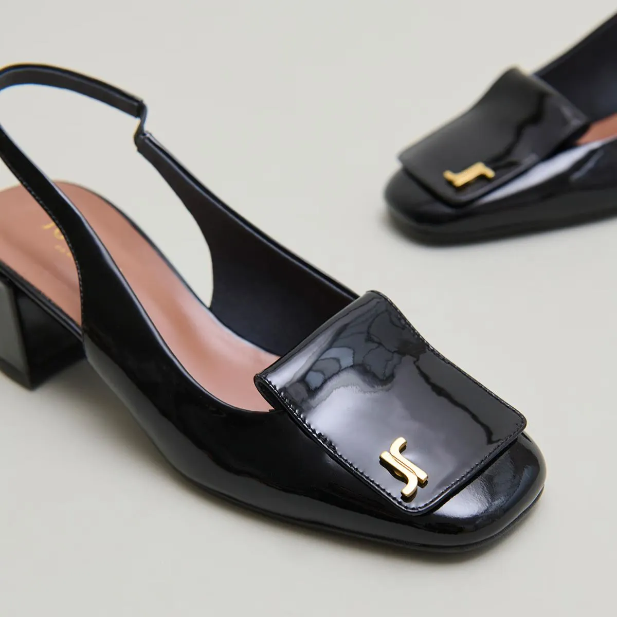 Jonak Women's Shoes 264- Daiki Vernis Noir
