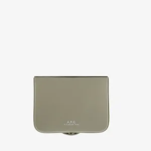 Josh Coin Purse Taupe Green A.P.C. Clothing