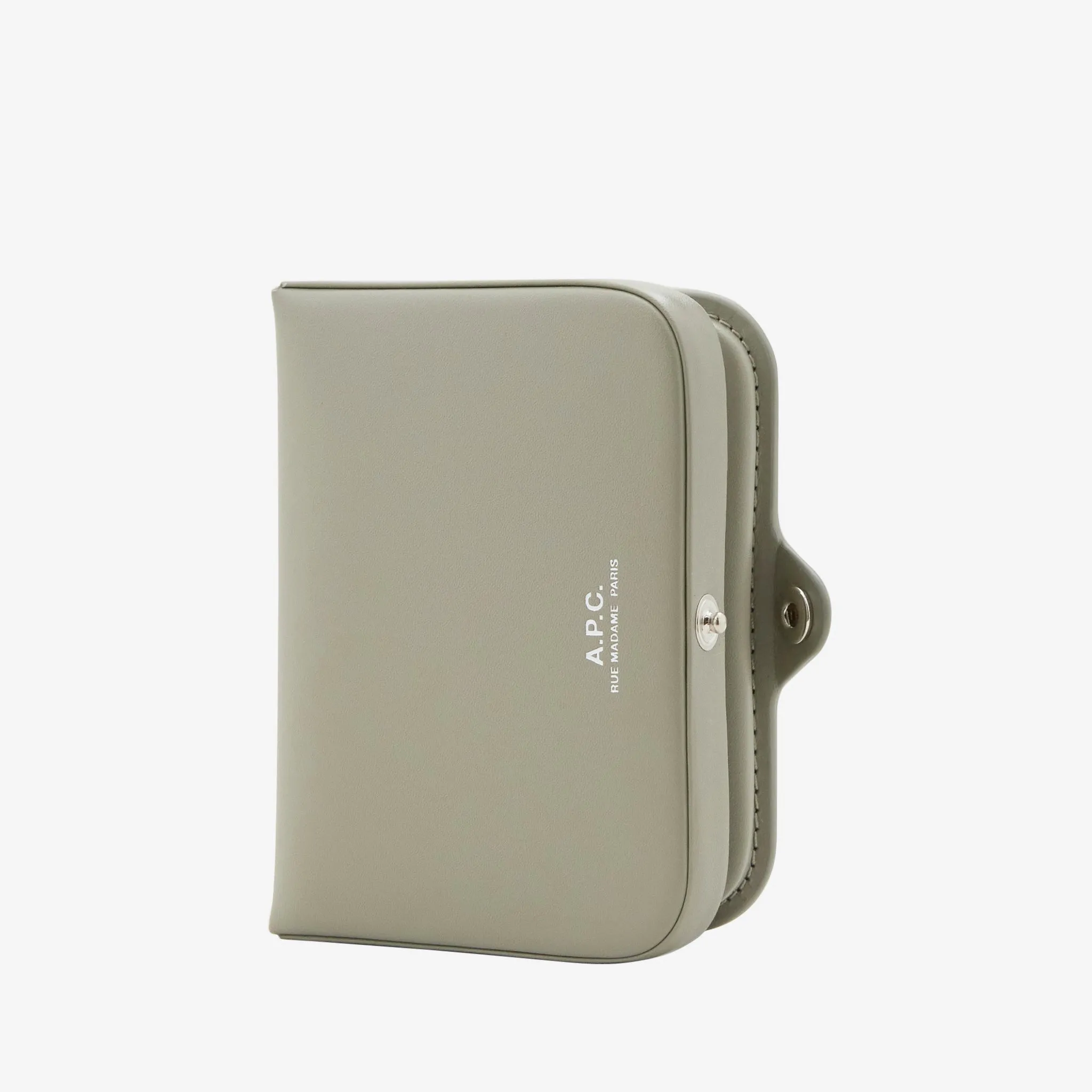 Josh Coin Purse Taupe Green A.P.C. Clothing