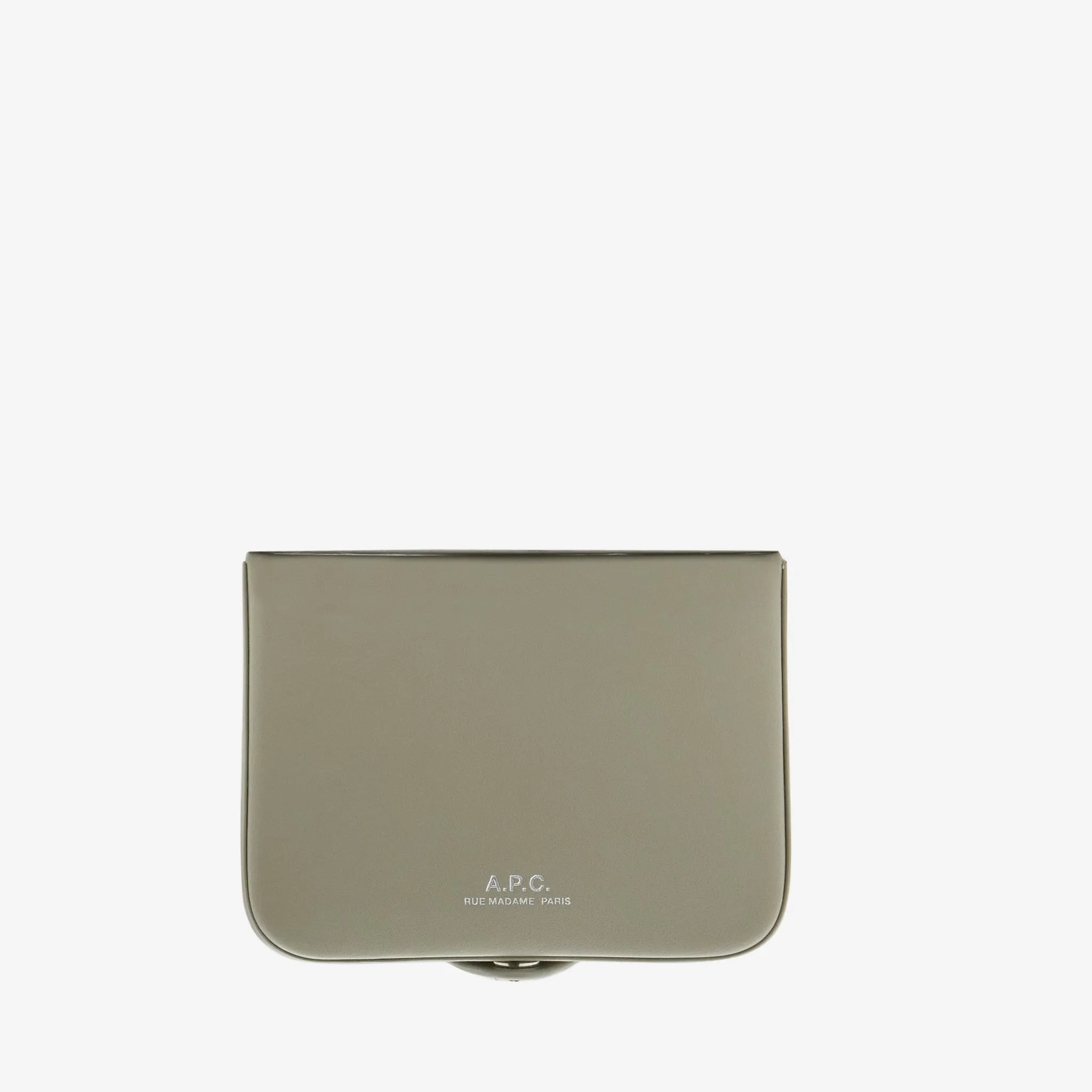 Josh Coin Purse Taupe Green A.P.C. Clothing