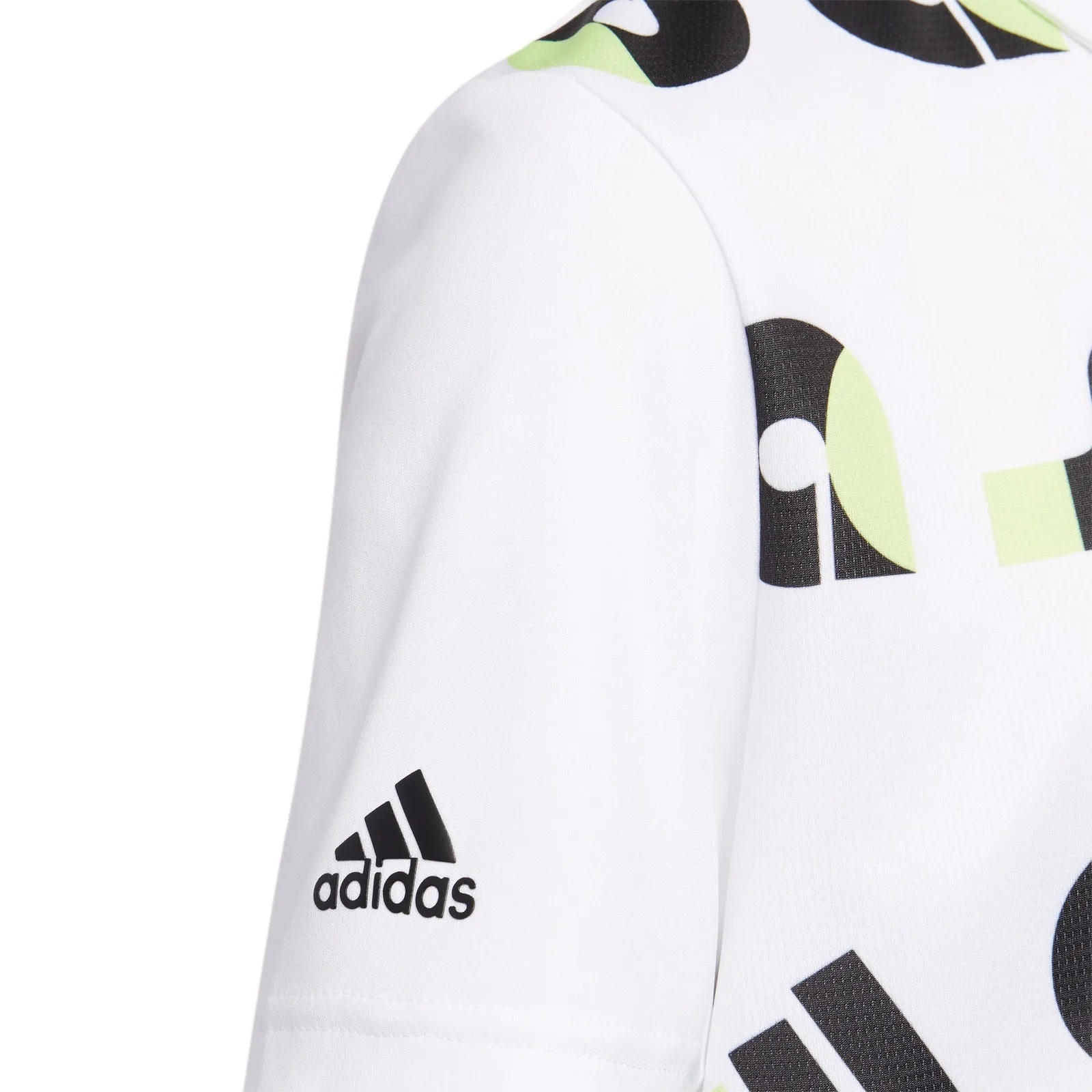 Junior adidas Graphic Print Golf Polo Shirt HC0251