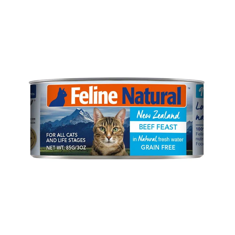 K9 Feline Natural Beef Feast 85g