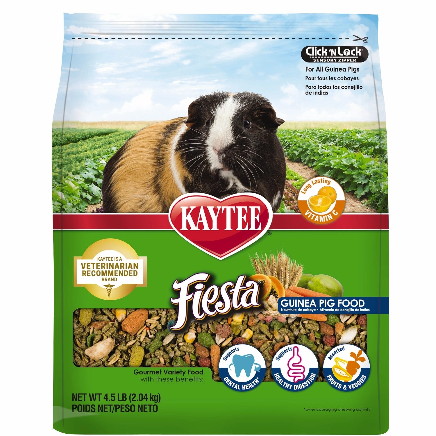Kaytee Fiesta Guinea Pig Food, 4.5 lb