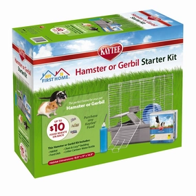 Kaytee My First Home Hamster or Gerbil Starter Kit 13.5 x 11 x 14.5