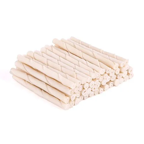 Kazoo Rawhide Twisted Stick Dog Treat