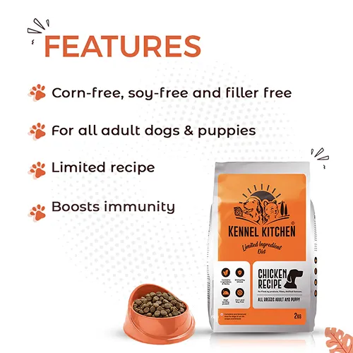 Kennel Kitchen Limited Ingredient Diet Puppy & Adult Dog Dry Food (All Life Stage)