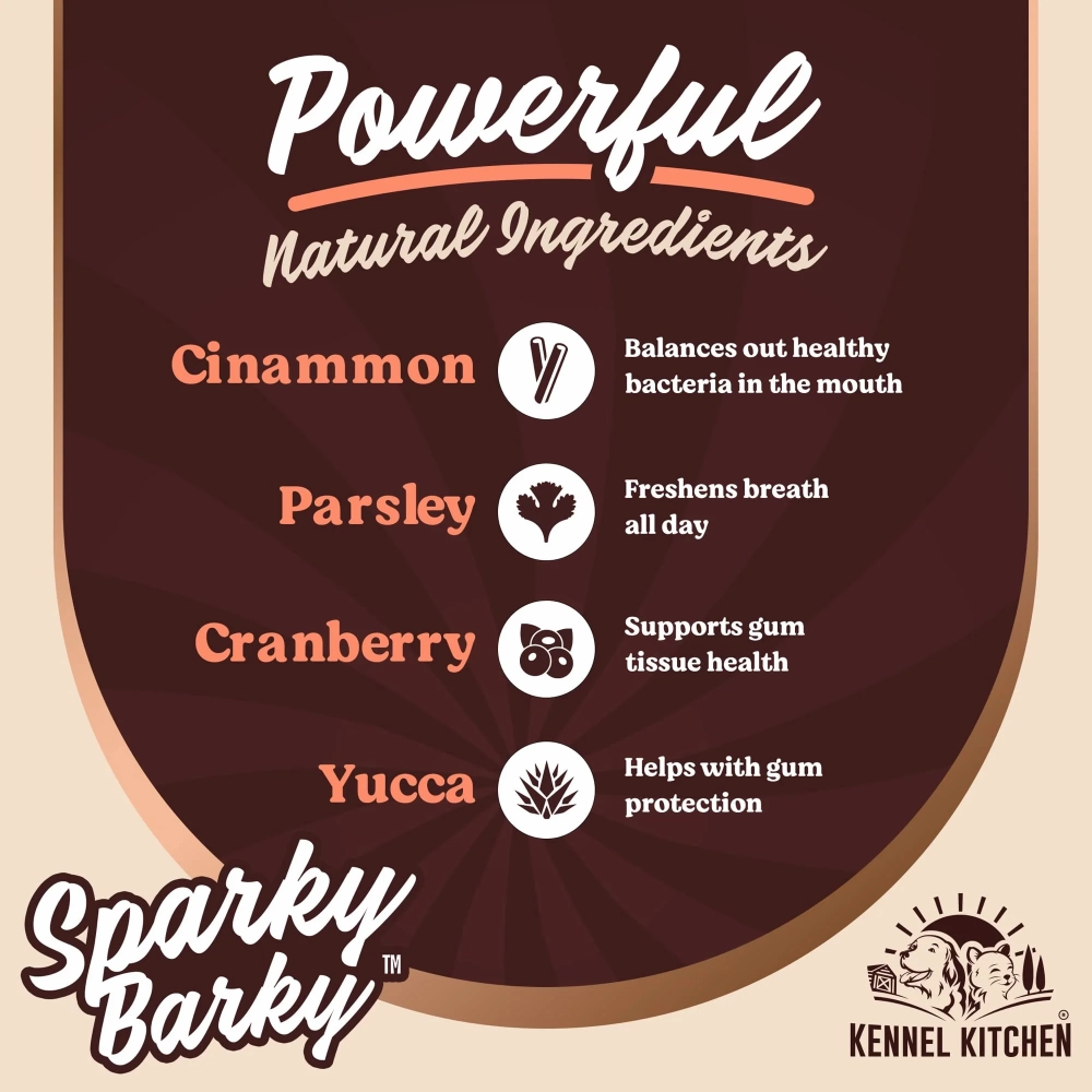 Kennel Kitchen Chicken Sparky Barky Dental Dog Treats