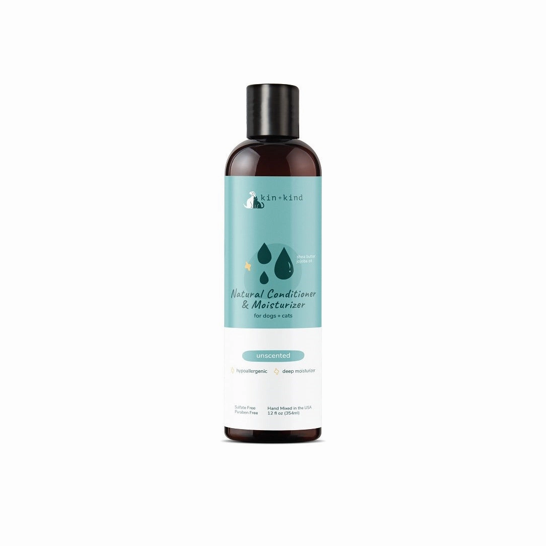 Kin   Kind Dog & Cat Natural Conditioner & Moisturizer - Unscented 12oz