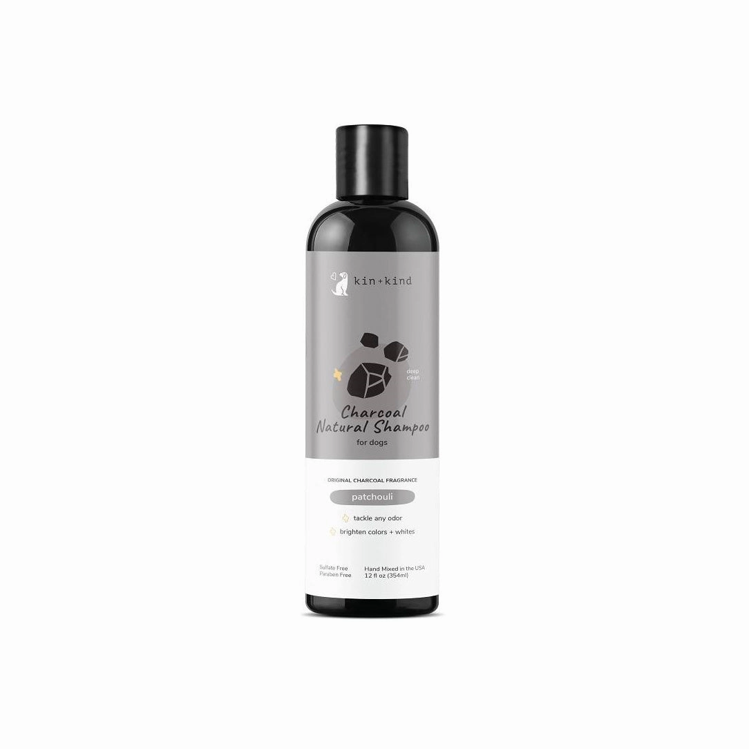 Kin   Kind Dog Natural Shampoo Deep Clean Charcoal - Patchouli 12oz