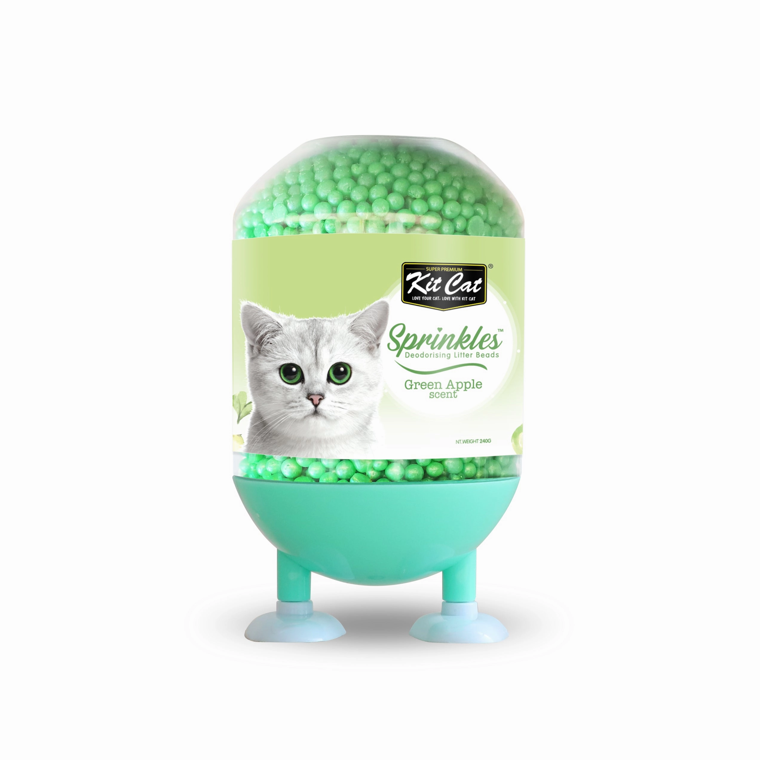 Kit Cat - Deodorising Litter Sprinkles Apple (240g)