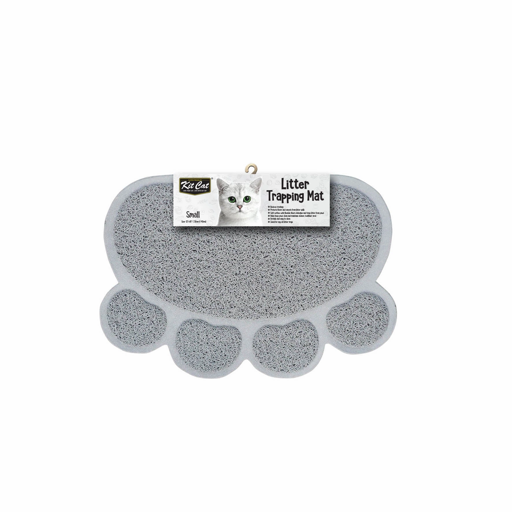 Kit Cat - Litter Trapping Mat Grey (Small)