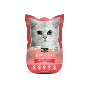 KitCat Cat Petite Pouch Complete & Balanced - Chicken & Beef in Aspic 70g