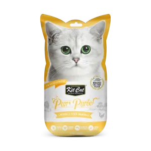 KitCat Purr Puree Chicken & Fiber 60g (4 x 15g)