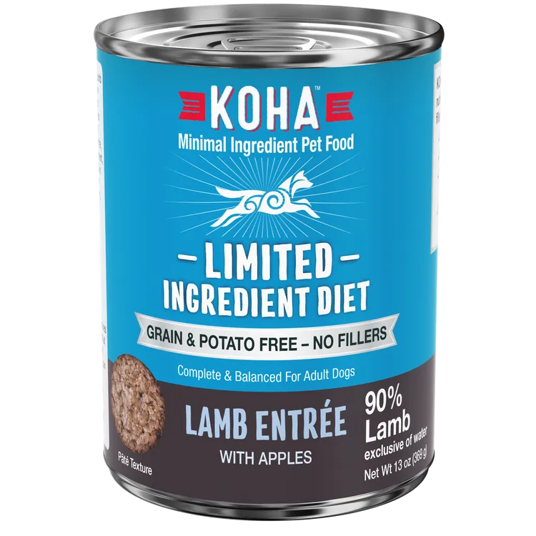 KOHA Grain & Potato Free Limited Ingredient Diet Lamb Entree with Apples Canned Dog Food